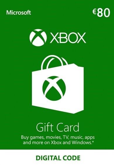 Xbox Live Gift Card 80 EUR Xbox Live Key GLOBALE