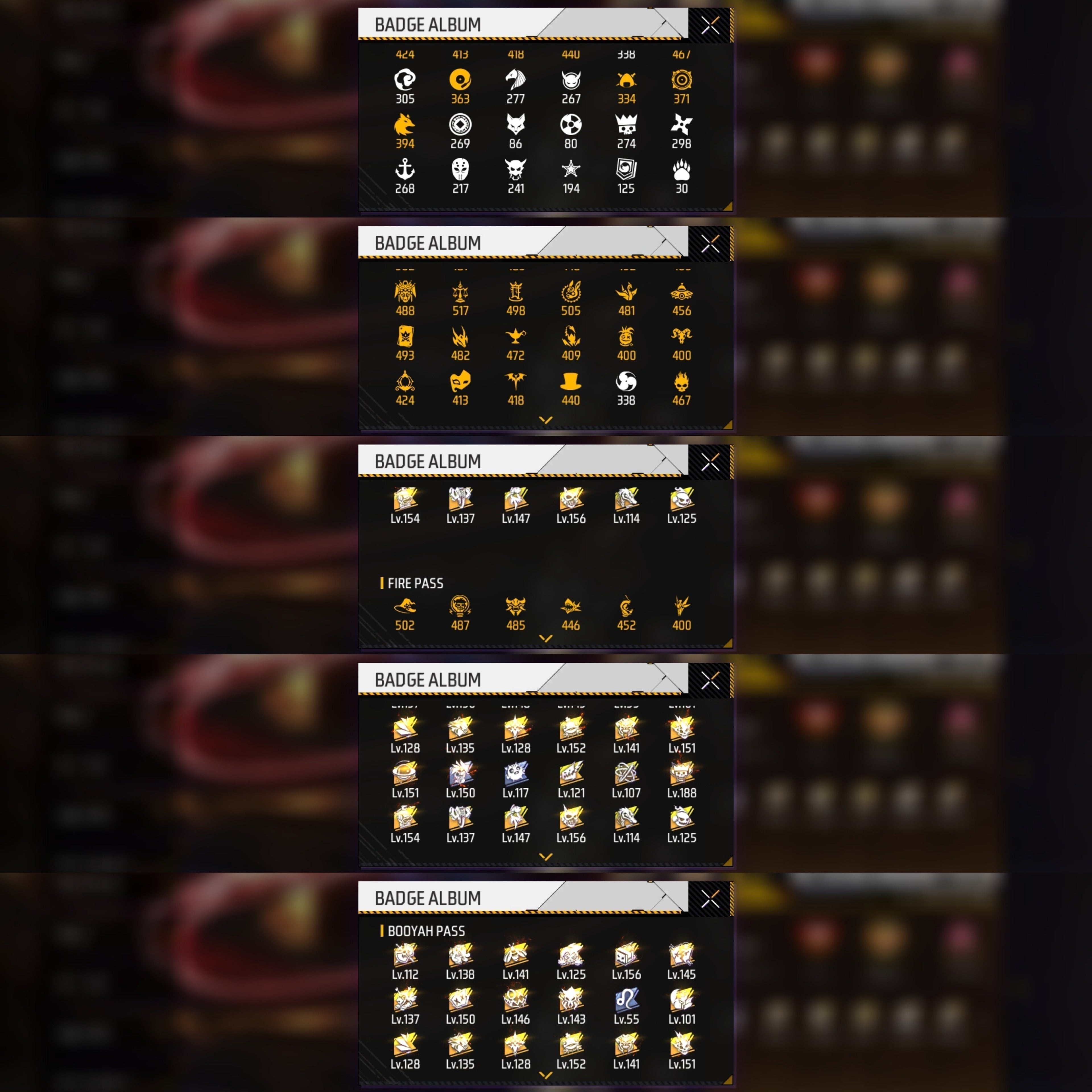 Account FREE FIRE - RARISSIMO