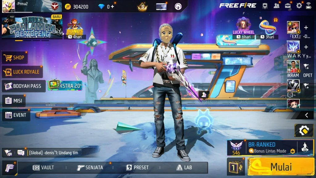 Account FREE FIRE - MEDIO