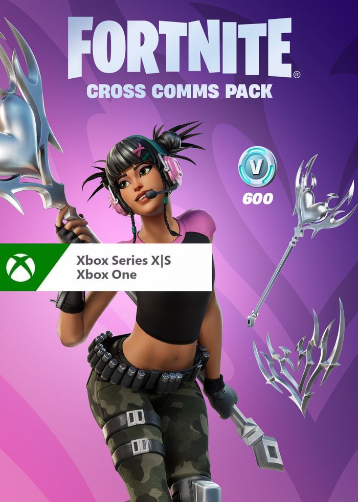 Fortnite - Cross Comms Pack + 600 V-Bucks XBOX LIVE Key GLOBALE