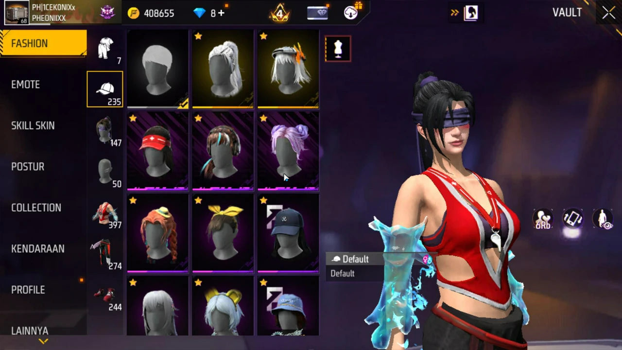 Account FREE FIRE - SUPER TOP