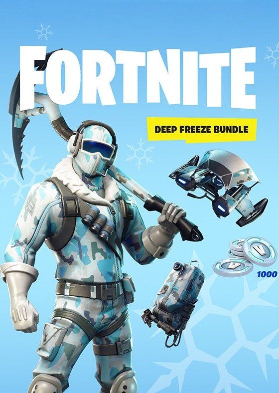 Fortnite: Deep Freeze Bundle + 1000 V-Bucks Epic Games Key GLOBALE