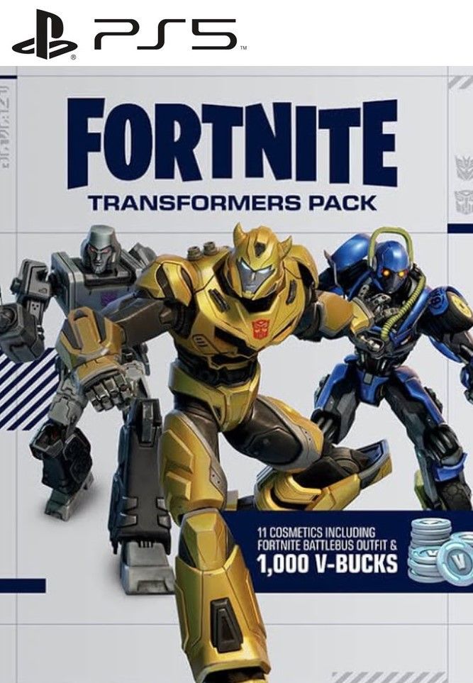Fortnite - Transformers Pack + 1000 V-Bucks (PS5) PSN Key GLOBALE