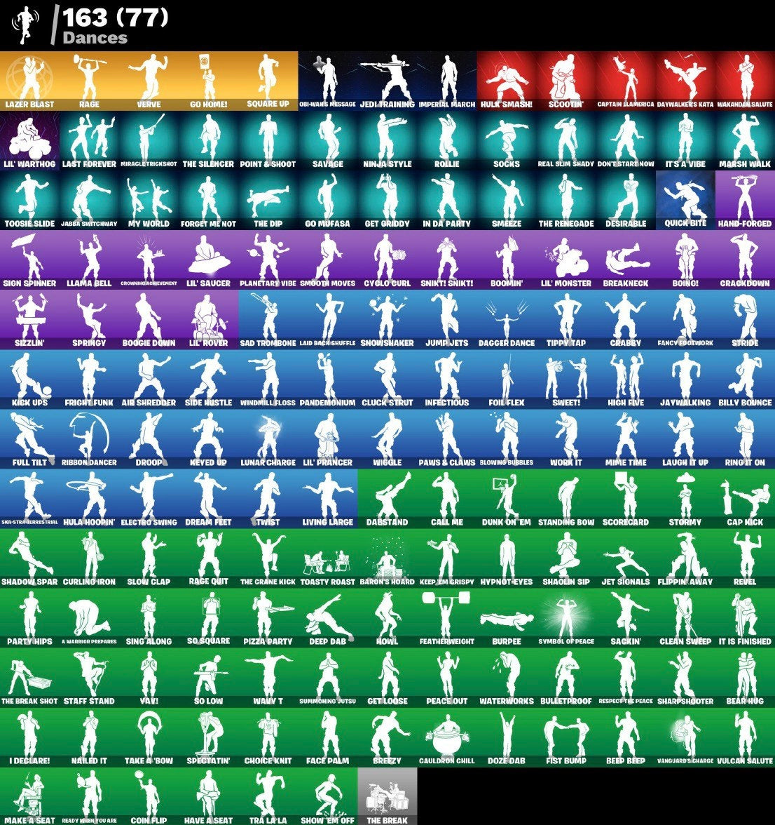 Account Fortnite VERY (139 skins)