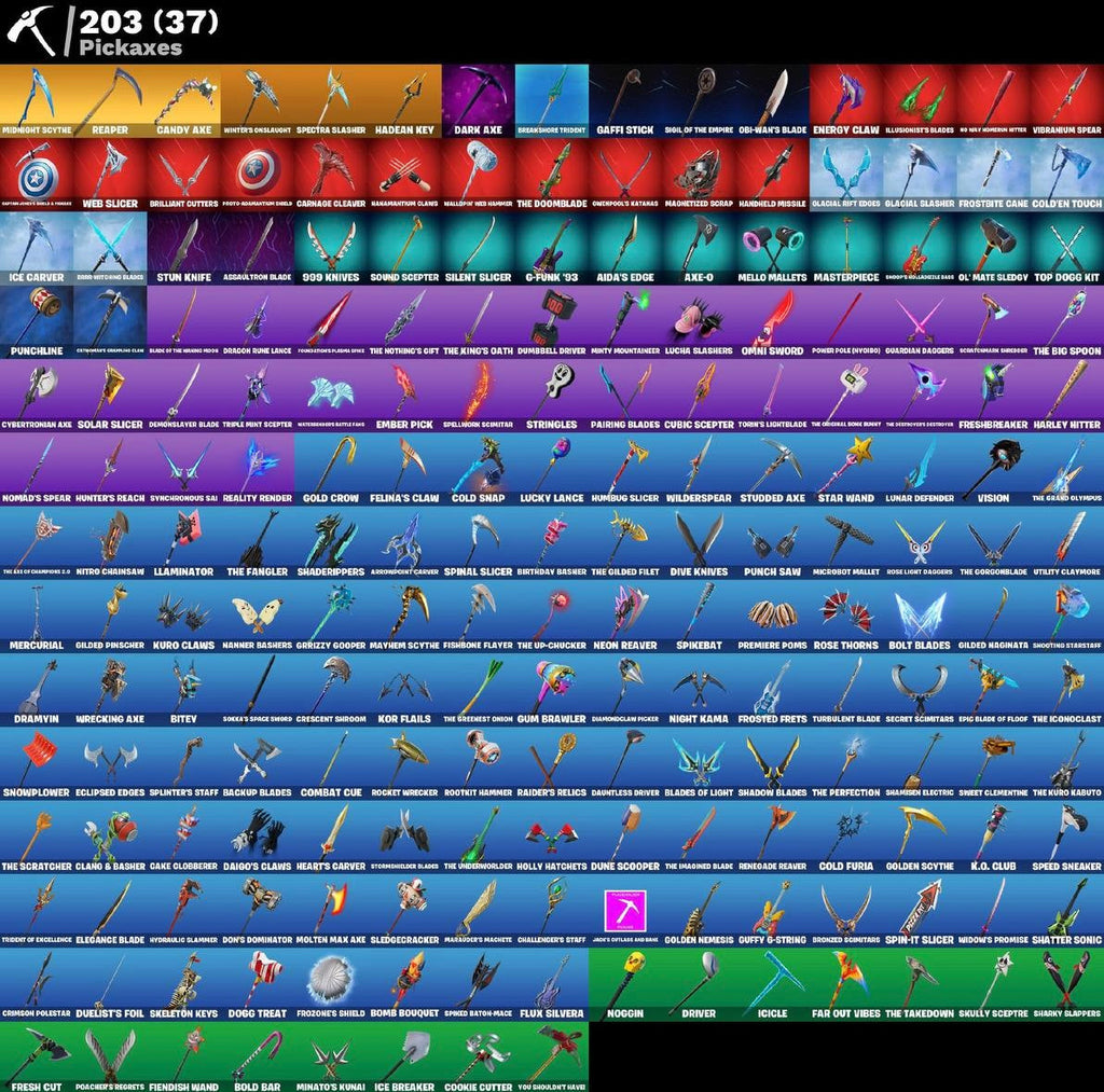 Account Fortnite SUPER HARD (260 skins)