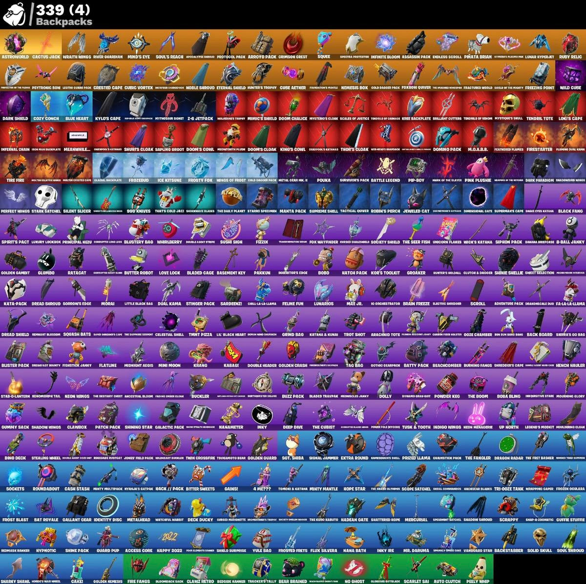 Account Fortnite TRAVIS (298 skins)