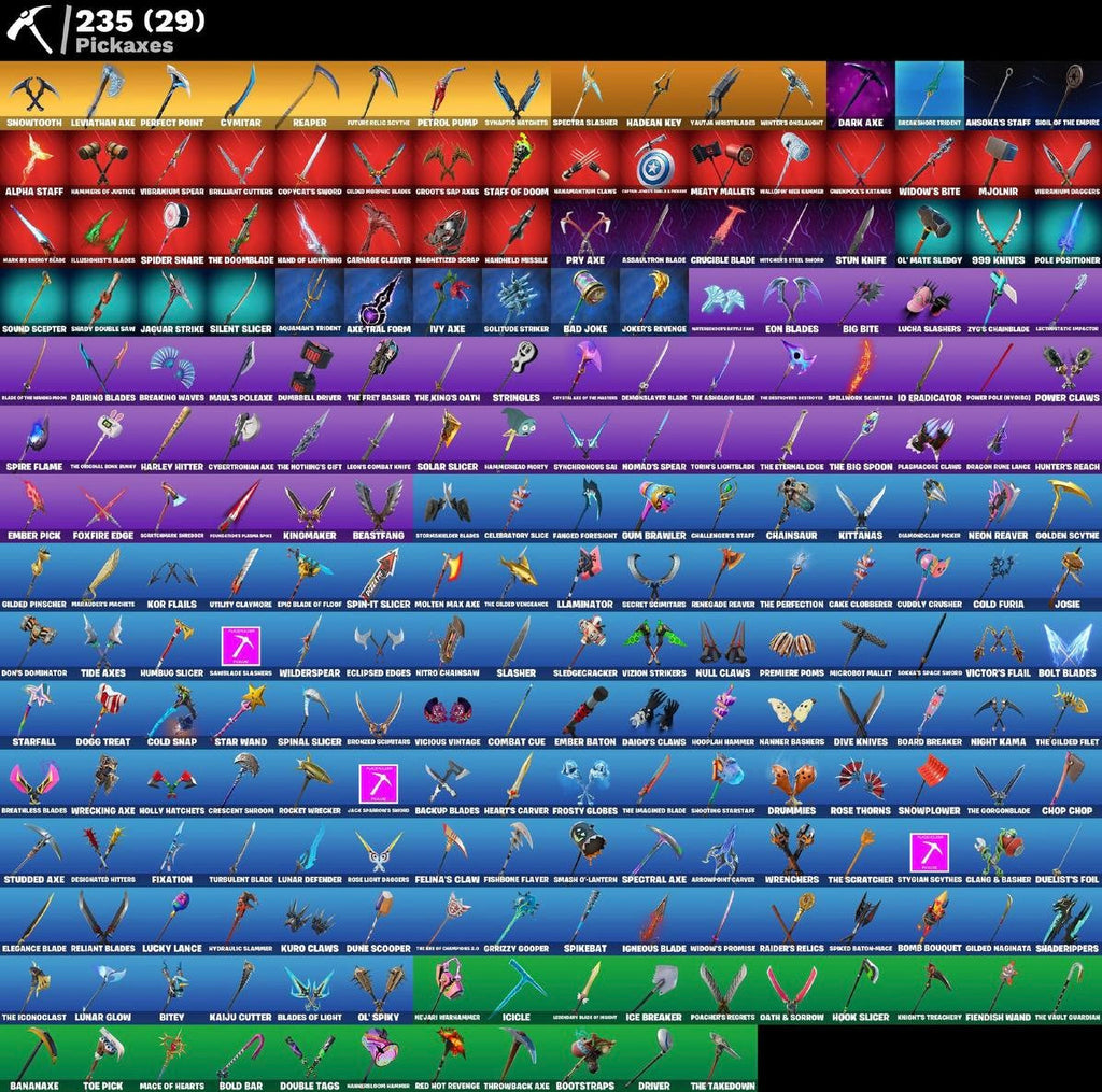 Account Fortnite FANCY (279 skins)