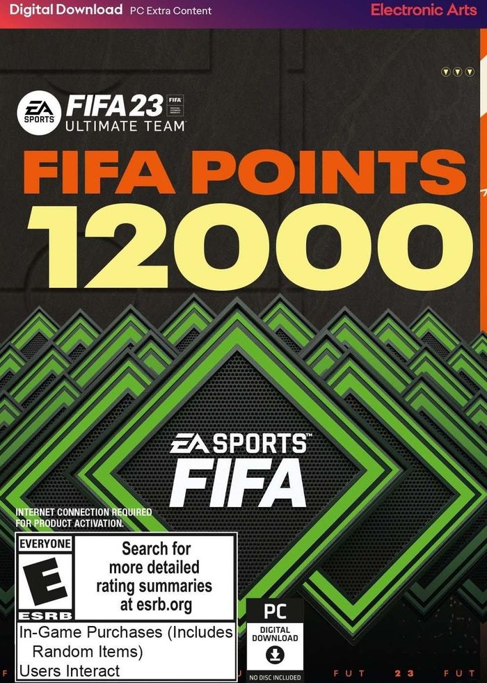 FIFA 23 : 12000 FIFA Points (PC) Origin Key GLOBALE